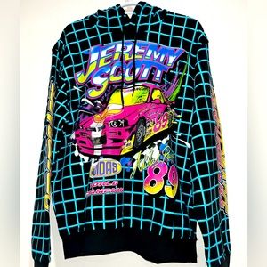 Adidas x Jeremy Scott Rally Hoody Race Sweatshirt Pullover